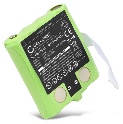 Image de subtel 1x Batterie pour Poste émetteur-récepteur Compatible avec DeTeWe Outdoor 8000, Compatible avec Simvalley PX-1755, PX-1761, Compatible avec DeTeWe MT700D03XXC - (700mAh, 4.8V)