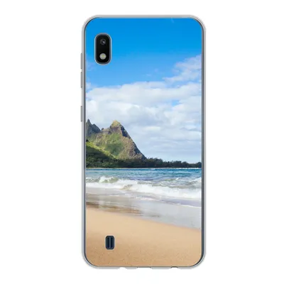 Produktbild von MuchoWow® Handyhülle Schutzhülle Hülle für Samsung Galaxy A10 Strand - Tropisch - Hawaii Silikon Softcase Handy Hülle - Schutzhülle