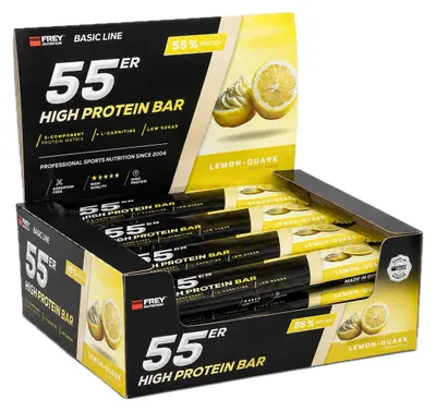 Produktbild von Frey Nutrition 55er Protein Bar 20x50g Lemon-Quark