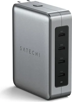 Productafbeelding van Satechi 145W USB-C reislader met 4 poorten, gebaseerd op GaN-technologie