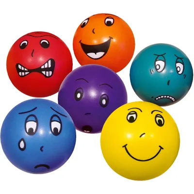 Produktbild von Sport-Thieme Motorikbälle-Set "Emotional Faces"