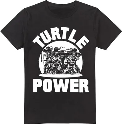 Image de T-shirt Teenage Mutant Ninja Turtles - "Turtle Power" pour homme TV6827 (L) (Noir)