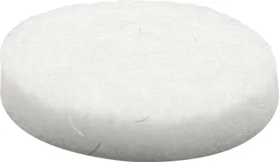 Produktbild von WAGNER Softfilz Pads 24tlg. - Ø 15 x 3 mm, selbstklebend, weiß, als Filzgleiter, Schutzpads oder zum Basteln - 15121499