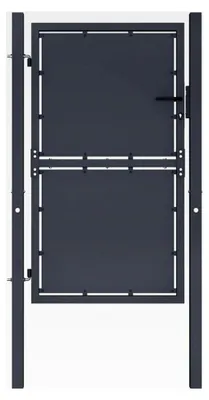Produktbild von Gartentor aus Stahl 100 x 150 cm in Anthrazit