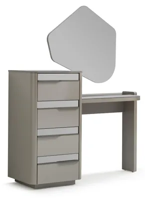 Immagine prodotto di Pratico tavolino da trucco con specchio – Ideale per l'uso quotidiano