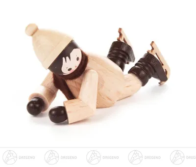 Produktbild von Thiel-Figur Schlittschuhkind gestürzt - natur (3,5cm) von Romy Thiel