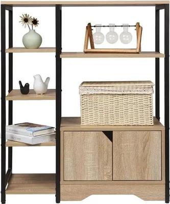 Image de Étagère à tiroirs XL - Bibliothèque - Étagère de rangement - Étagère pour chambre d'enfant - Meuble de rangement - Dimensions : 80 x 35 x 97 cm