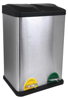 Productafbeelding van MSV 3700703905615, 40 liter, rechthoekig, roestvrij staal, zwart, roestvrij staal, kunststof, terras