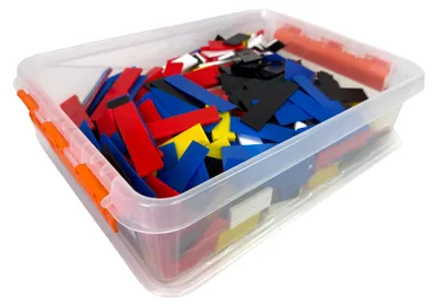 Produktbild von Knudsen Kilen Plastikbox mit Distanzklötze Mix 1-5 mm Set Abstandklotz 520 Stück ( 901000022 )
