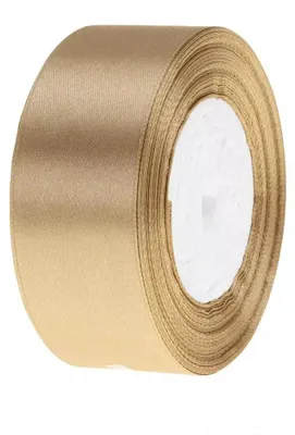 Zdjęcie produktu dla Wstążka satynowa 186 złoty ciemny 38mm/32m - Brewis