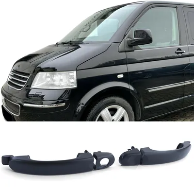 Für VW T5 Bus ab 2003-2009 Türgriff Türöffner Außen Schwarz LINKS + RECHTS in der Farbe Schwarz von Carparts-Online GmbH