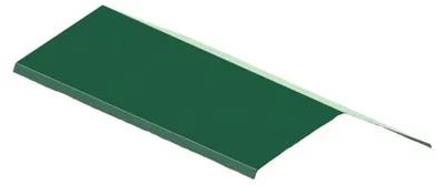 Zdjęcie produktu dla Gąsior kalenicowy szer 250, 3mb, malowany ocynk, Zielony mech RAL 6005