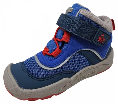Produktbild von Affenzahn Vegan Explory Hai Klettstiefel Blau