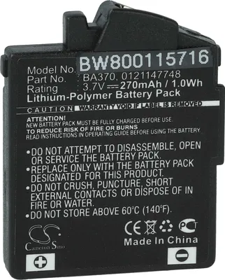 Produktbild von vhbw Akku kompatibel mit Sennheiser MM 400-X, MM 450, MM 400, 550 Travel, 450 Travel Wireless Headset Kopfhörer (270 mAh, 3,7 V, Li-Polymer)