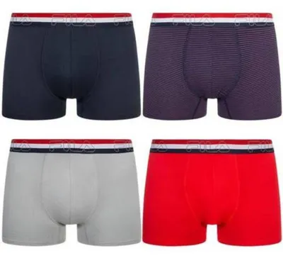 Produktbild von Fila 4-Pack Boxers Mix  Mehrfarben - Große M