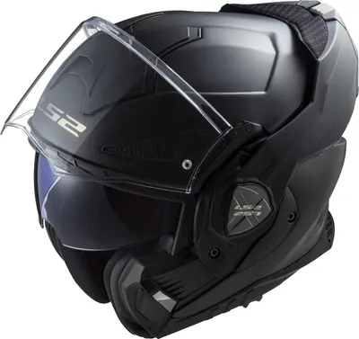 Produktbild von Klapphelm Motorrad ADVANT X SOLID in Matt Schwarz, Größe XL | Beschlaghemmend