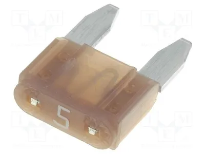 Produktbild von Sicherung: Schmelz; 5A; 32V; KFZ; 10,9mm 0297005.WXNV Mini-Autosicherungen