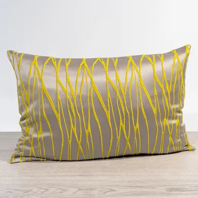 Produktbild von rechteckige Kissen von Lysel - gelb Obella 40x60, reines Polyester Dekokissen rechteckig