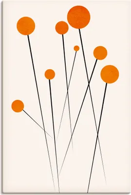 Produktbild von ARTland Leinwandbild Träumende Gänseblümchen Größe: 60x90 cm