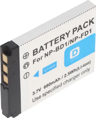 Produktbild von Akkutyp passend für Sony NP-BD1 Akku, NP-FD1, DSC-T2, T200, T70, T75