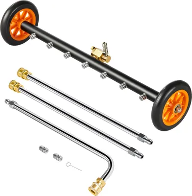 Zdjęcie produktu dla myjka wysokociśnieniowa 590 mm Myjka podwozia 2 koła 2 przedłużone drążki