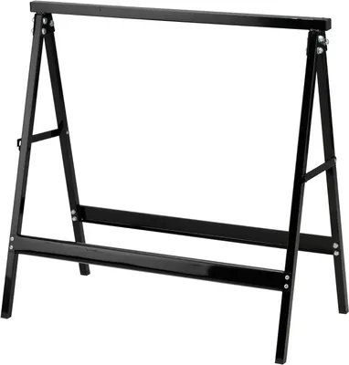 Arbeitsbock aus Stahl, klappbar, 76x37x78 cm, schwarz, bis 100 kg