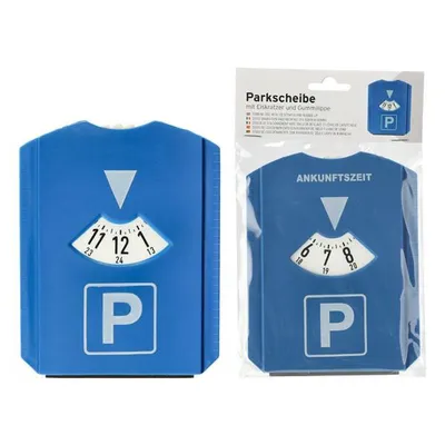Produktbild von Parkscheibe Eiskratzer Gummilippe f. Österreich Kunststoff blau
