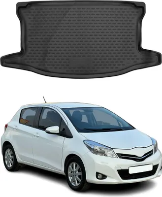 Image de Tapis de coffre pour Toyota Yaris 2012-2020 Caoutchouc supérieur TPE