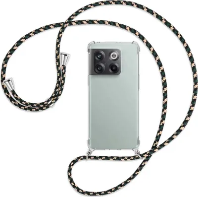 Produktbild von Handykette Backcover-Schutzhülle mit Band (Metall silberfarben) für OnePlus 10T 5G (6.7'') - camouflage