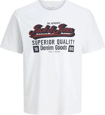 Produktbild von Jack & Jones Logo 2 Col Kurzarm-t-shirt Weiß 14 Years Jungen Weiß 14 Years