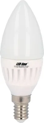 Obrázek produktu pro 10x LED-Line 7W LED E14 C37 žárovka Svíčka 630lm 4000K Neutrální bílá 220° Tvar svíčky Úsporná žárovka Žárovka s úsporou energie