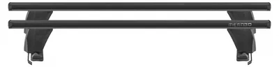 Produktbild von Menabo Delta Black | Dachträger Volkswagen - Golf VIII 2019+ - Aluminium - Länge 137 cm - Tragkraft 50 kg - 2er-Pack