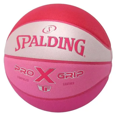 Zdjęcie produktu dla Piłka do koszykówki SPALDING PRO GRIPXFADE Różowa Rozmiar 6