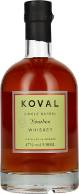 Produktbild von Koval BOURBON Single Barrel Whiskey 47% Vol. 0,5l