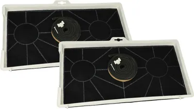Produktbild von vhbw 2x Aktivkohlefilter kompatibel mit Bosch DHL555B/03, DHL555B/02, DHL555B/01, DHL545SSD/05, DHL555B/04 Dunstabzugshaube + Befestigungsmaterial