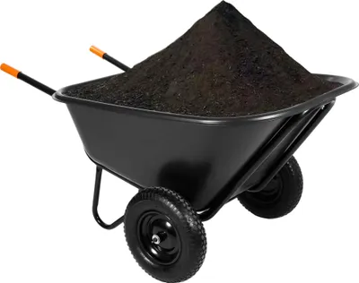 Produktbild von Springos® Garten-Schubkarre 300 Liter Zweirad-Schubkarre