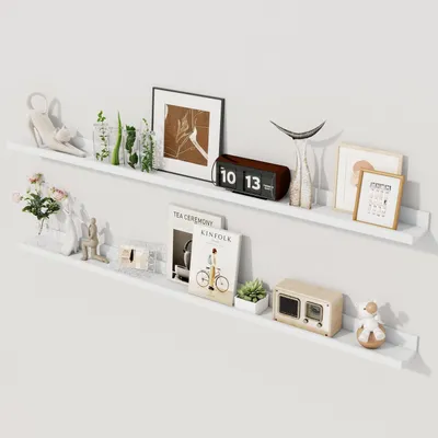 Produktbild von Schweberegale 2er Set 120cm Weiß