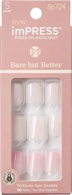 Immagine prodotto di Unghie autoadesive imPRESS BBB Nails Effortless Finish 30 pz