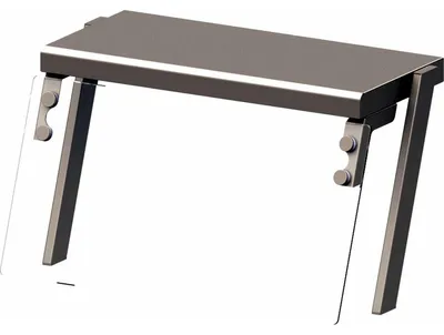 Immagine prodotto di Ripiano superiore con protezione antistarnuti in vetro e illuminazione 1100x450x450 mm per sistemi di ristorazione