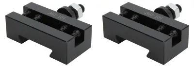Immagine prodotto di Supporto utensile per tornio - Portautensile a cambio rapido - Fissaggio efficiente - Acciaio - Utensili per tornio - Adatto per torni...