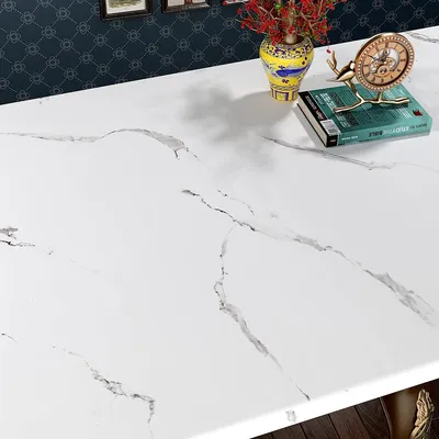 Zdjęcie produktu dla Samoprzylepna folia marmurowa 90 x 500 cm - Folia meblowa odporna na zarysowania do kuchni i mebli