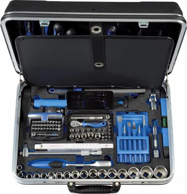 Immagine prodotto di 508675 Valigetta per utensili di montaggio con moduli, 134 pezzi.