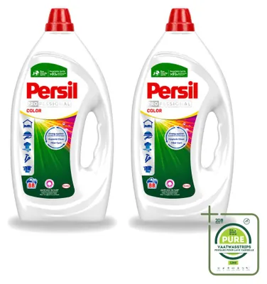 Produktbild von 2 x Persil Professional Color Gel Flüssigwaschmittel für Buntwäsche - Großpackung - 2 Stücke