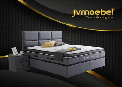 Produktbild von Bettgestell Stoff Möbel Luxury Modern Betten Bett Textil Schlafzimmer Design Neu