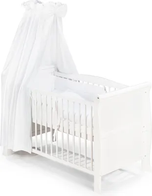 Produktbild von Babybett "LILLY" Komplett 120x60 cm weiss
