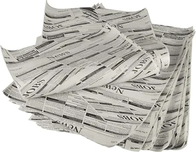 Produktbild von 1 kg Einschlagpapiere, Pergament-Ersatz 35 cm x 25 cm "Newsprint" fettdicht