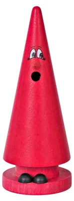 Produktbild von Crottendorfer - Räucherfigur Ziegenbein Susi Sandel (Rot) - Größe ca. 13cm, für Räucherkerzen Größe M (Standard) - 2058