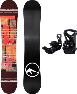 Produktbild von Trans Set Snowboard LTD Autumn Orange 139cm + Sonic Bindung M