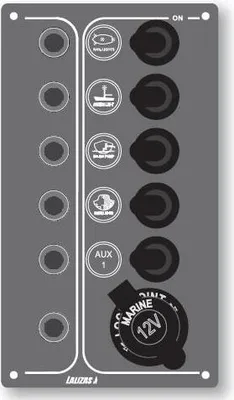 Image de Lalizas SP5 12 / 24 V Interrupteur pour bateau
