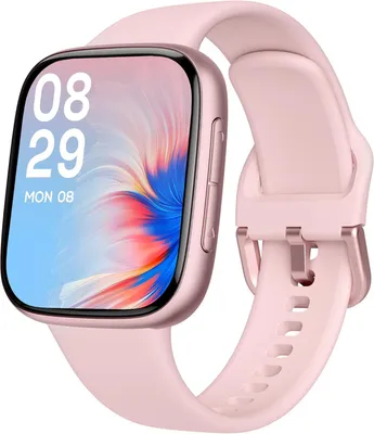 Produktbild von antfit Damen Smartwatch 1,69" AMOLED Display, 3ATM wasserdicht, Bluetooth Anrufe, 100+ Sportmodi, Herzfrequenz, Schlafmonitor, kompatibel Android iOS